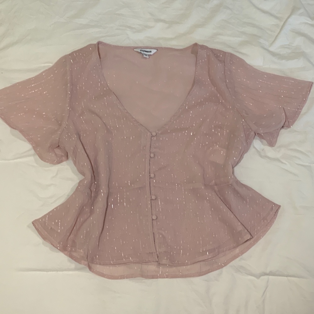 Sparkly Pink Express Blouse